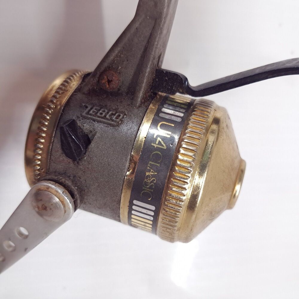 Vintage Zebco UL4 Classic Ultralite Triggerspin fishing Reel ultralight USA